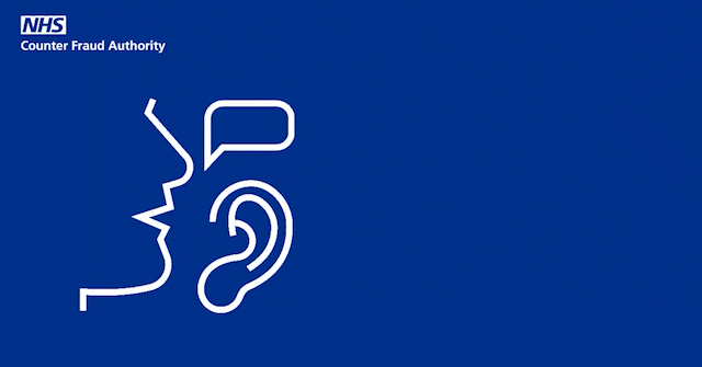 Animated Image showing the text Understand: understanding how fraud bribary and coruption afftect the NHS
