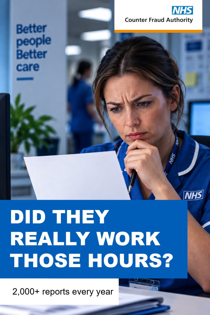 Medical professional looking at a sheet of paper. Text reads: Did they really work those hours?