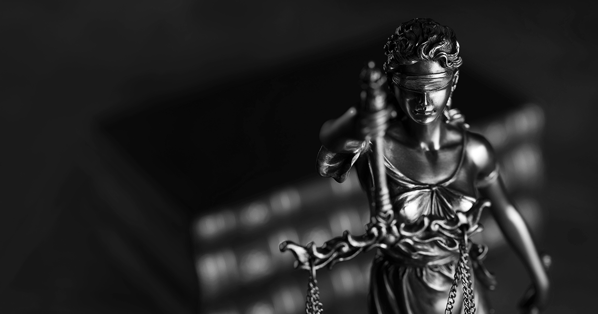 Image showing a statue of lady justice hodling up scales