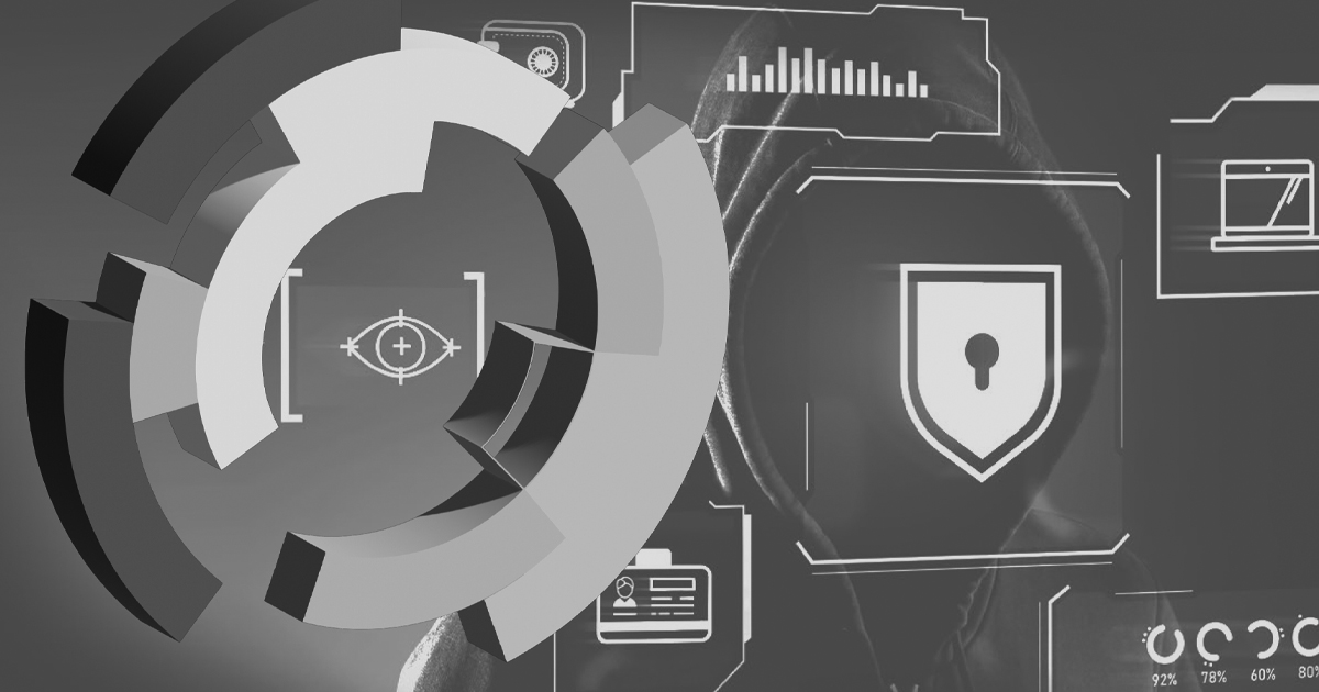 Image of the NHSCFA rings surrounded by icons that include a lock on and shield, an eye. an ID badge, a laopto and various graphs
