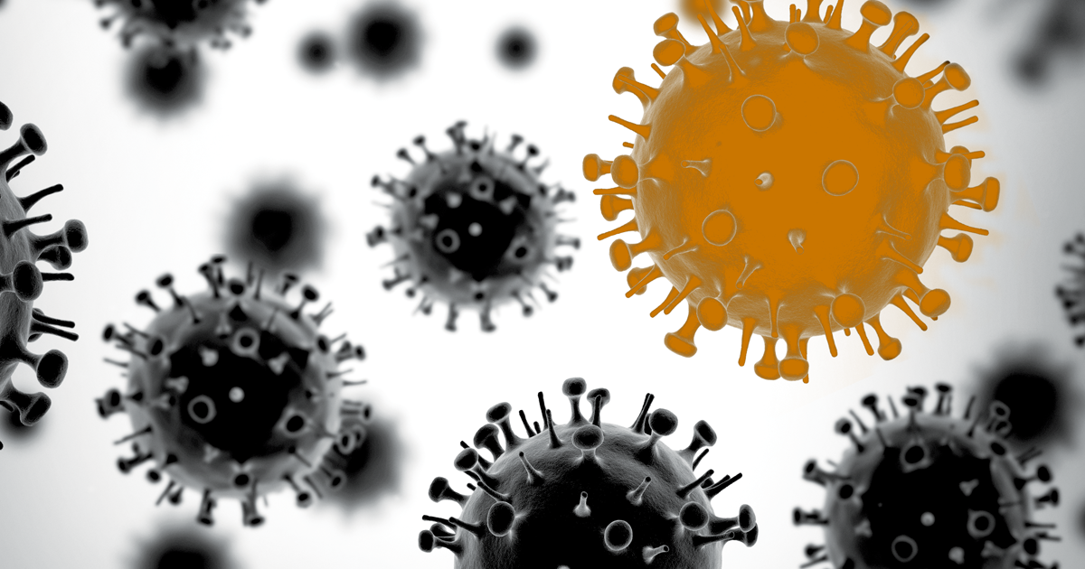 Image showing representation of a macro virus.
