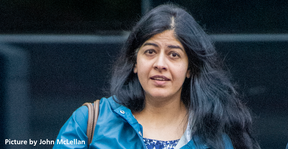 Image of Dr Sheena Lalani who was sentenced for  £74,000 of NHS fraud