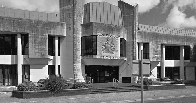 Image showing the outside of Swansea Crown Court