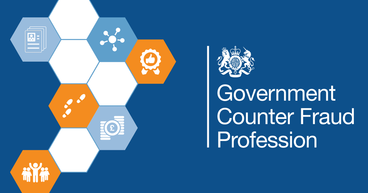 Image of the Government Counter Fraud Profession logo.