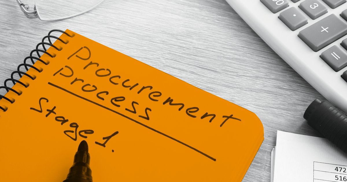 Image of procument plans document.