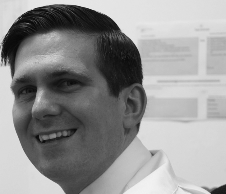 Black and white image of David Dixon