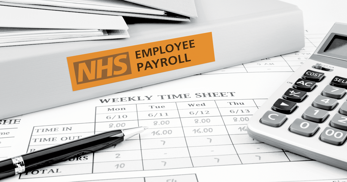 Image showing NHS employee staff timesheets.