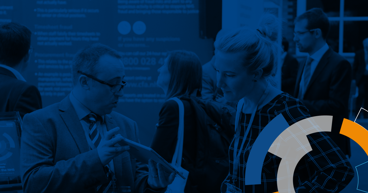 Image of NHSCFA staff at conference.