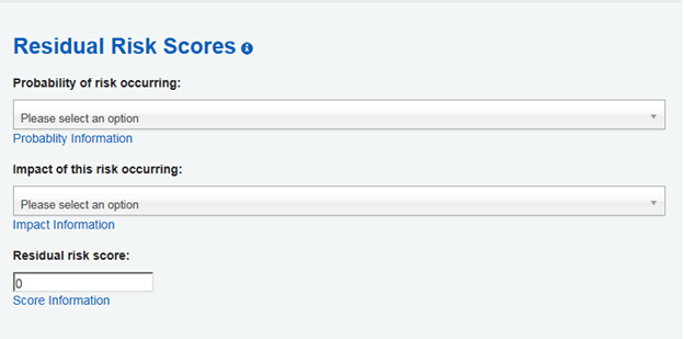 Image showing residual risk scores inputs