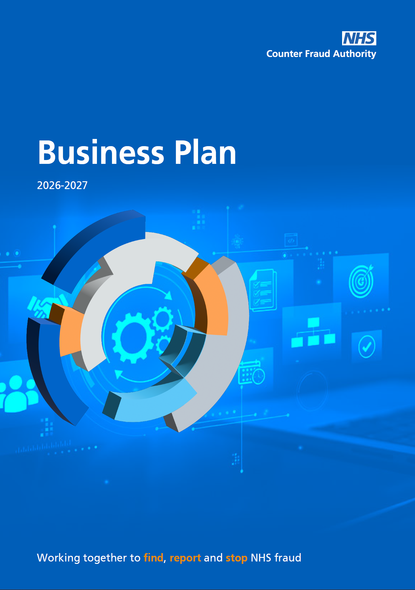 NHSCFA Business Plan 2026-27 front cover