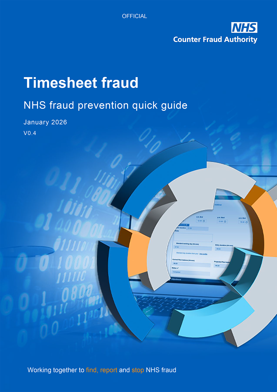 Timesheets quick guide front cover