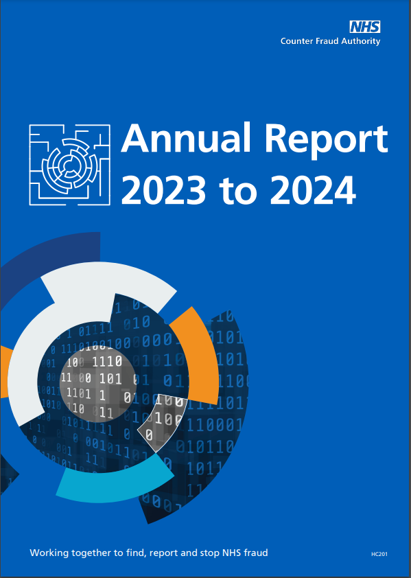 NHSCFA Annual Report and accounts 2023-2024 front cover