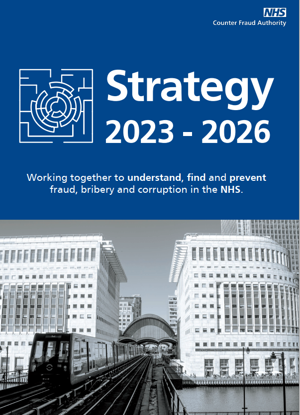 NHSCFA Strategy 2023-26 front cover