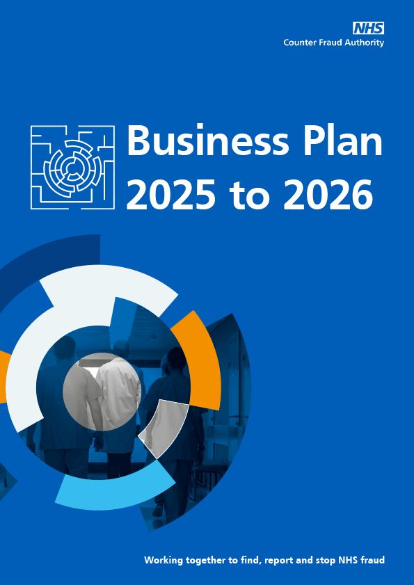 NHSCFA Business Plan 2025-26 front cover
